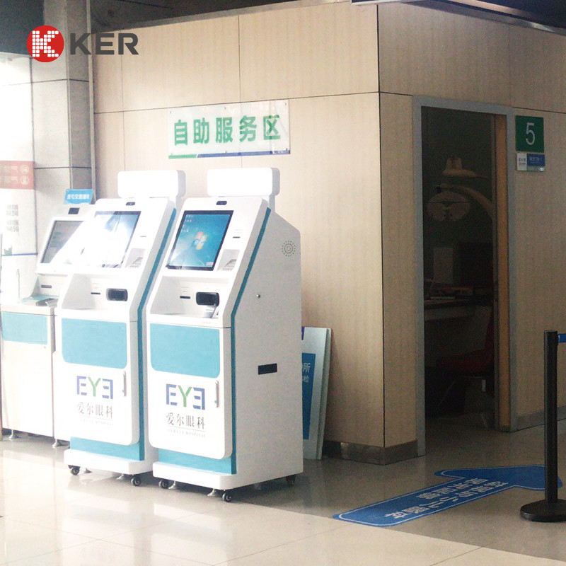 τελευταία εταιρεία περί Το τερματικό αυτοεξυπηρετήσεων νοσοκομείων KER που τοποθετείται τελικά στο νοσοκομείο ματιών Aier σε Chengdu. Γρήγορα ιατρικές διαβουλεύσεις λαβών σε μια στάση.